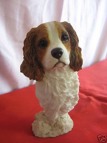 Statue De Collection Sherratt – Chat Blanc Et Roux – Résine – Animal Réaliste