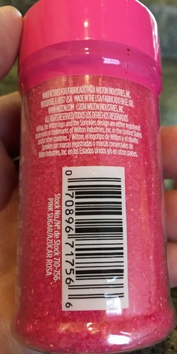 Wilton 3.25oz Pink Sugar Sprinkles - Cupcake Cake Cookie Decoration (2-Pack) - Picture 4 of 4
