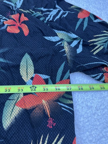 Joe Marlin Button Up Mens 3XL Black Colorful Floral Print All Over Short Sleeve - Picture 5 of 6