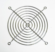 1pc 12cm 4" Metal Fan Grill  Chrome Plated  Hole Pitch 104mm  Hole 4.5mm