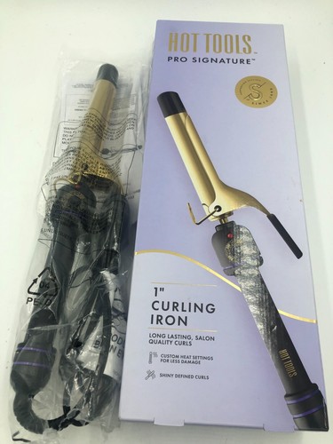 Hot Tools PRO SIGNATURE 24K Gold Curling Iron Long Lasting Defined Curls 1 IN - Picture 11 of 11