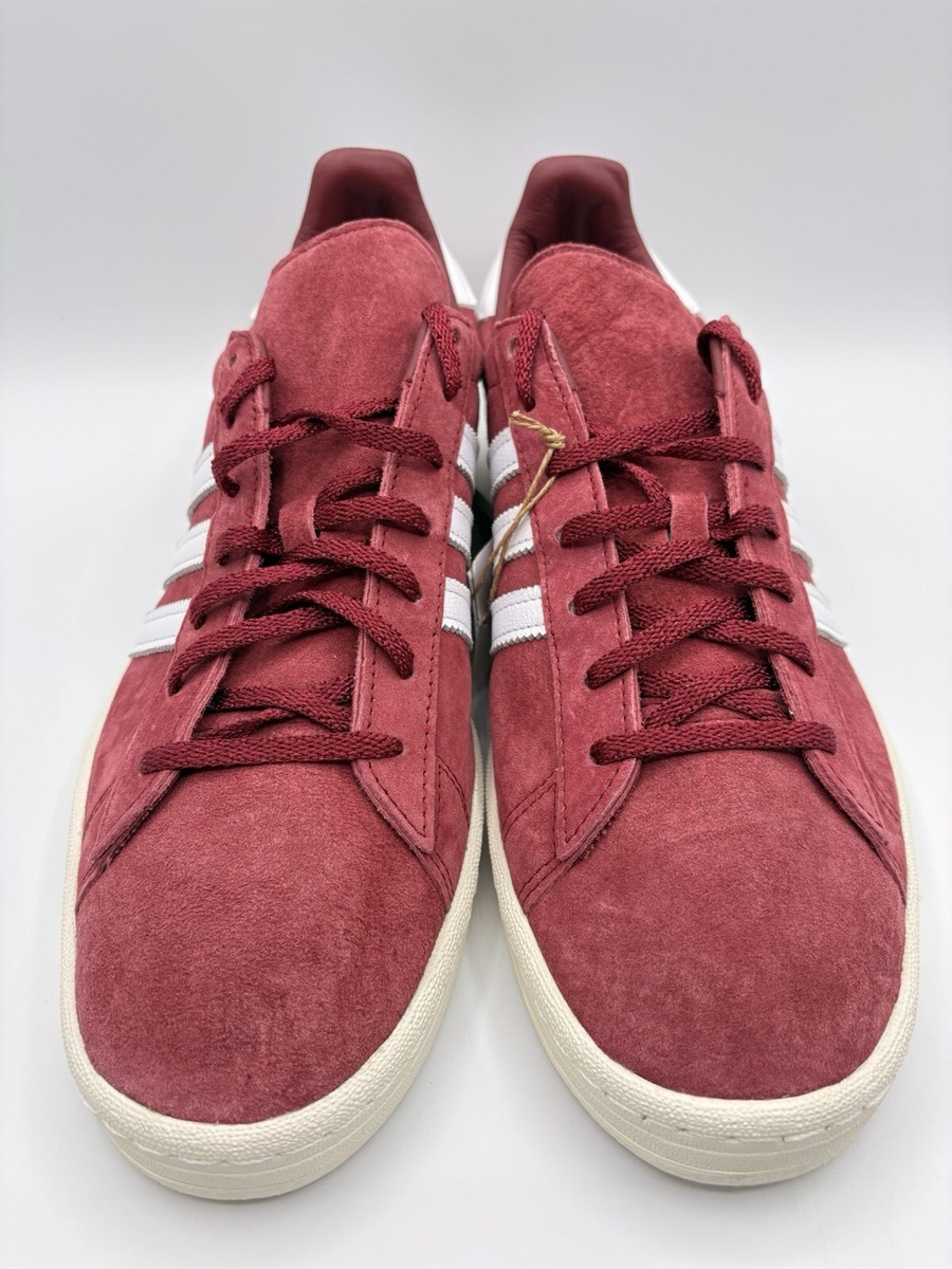 スニーカー ADIDAS ORIGINALS Men Sneakers Burgundy FZ6152 Adidas Campus 80s Collegiate Burgundy Red White Sneakers