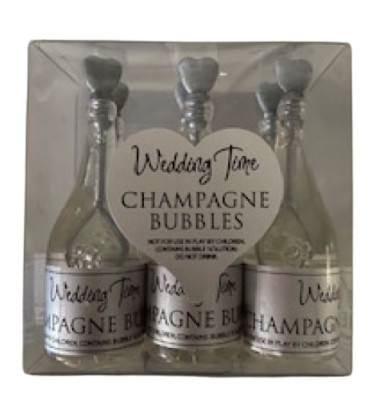Bubbles Herz Sektflasche Hochzeit Gastgeschenke