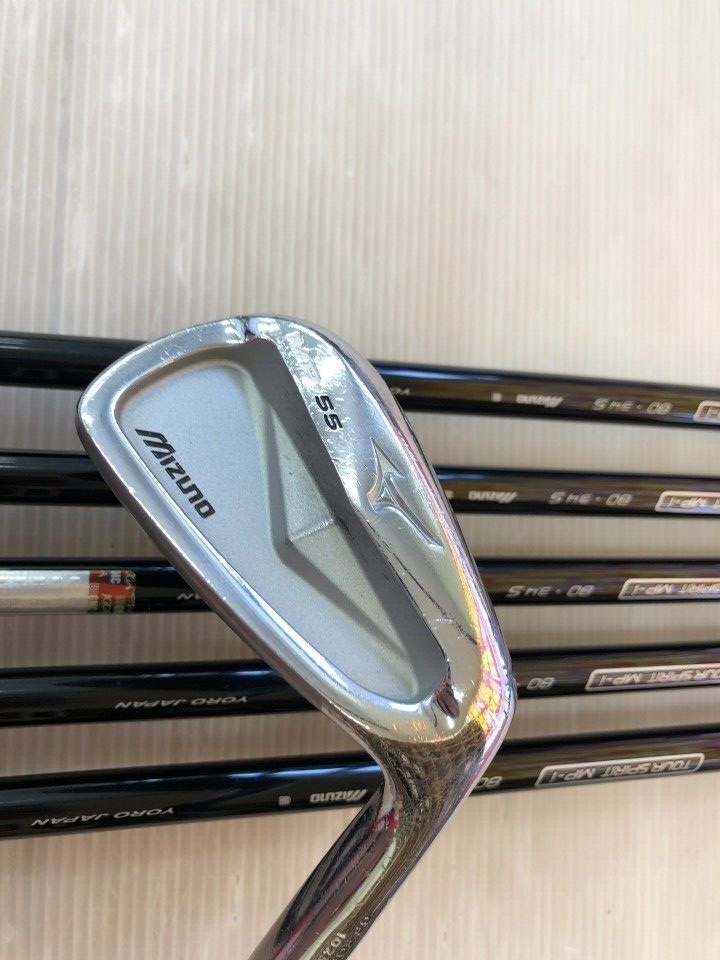MIZUNO MP-55 JP MODEL Iron Set 5-PW 6p Tour SPIRIT Mp-i80 S-flex