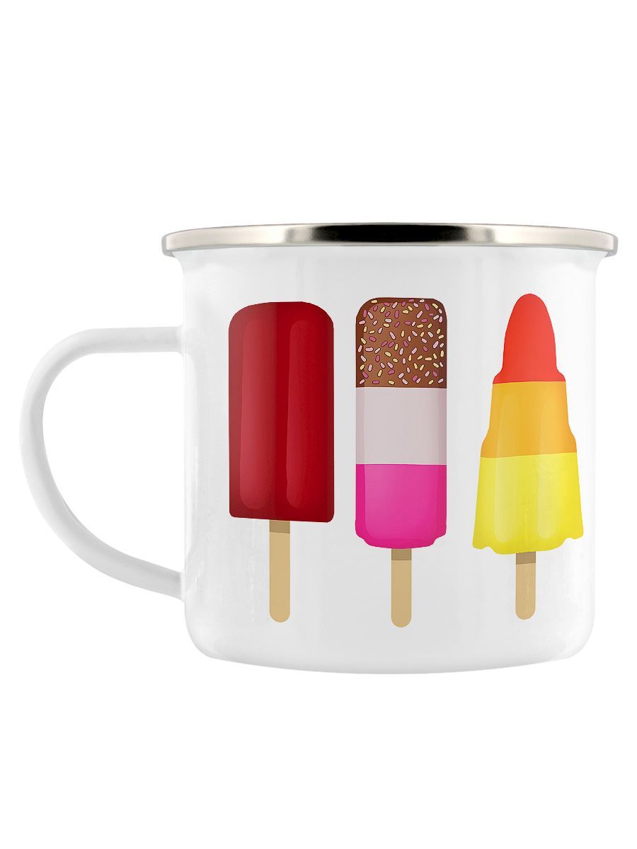Summer On A Stick Ice Lolly Enamel Mug