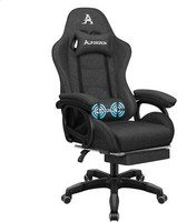 Alfordson BüRostuhl Mit Massage-Lendenkissen, Ergonomisch, Neigbare
