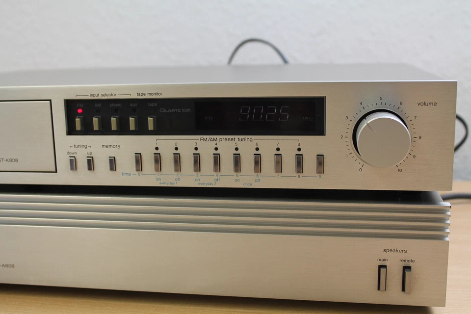 Technics SE-A808 Power Endstufe Amplifier mit Preamplifier ST-K808 - Bild 2 von 4