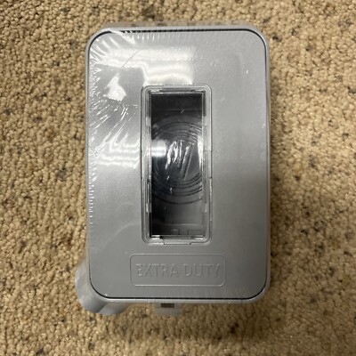 RPP NON-METALLIC 1-GANG RESIDENTIAL EXPANDABLE EXTRA DUTY IN-USE COVER(gray)