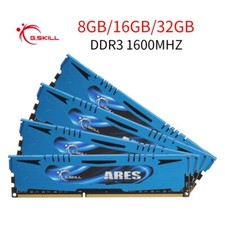 G.Skill Ares 32GB 16GB 8GB 4G DDR3 1600MHz CL9 PC3-12800U Desktop Memory RAM LOT