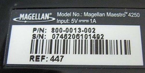 Magellan Maestro 4250 Car GPS Receiver AS IS NOT WORKIN - Picture 8 of 9