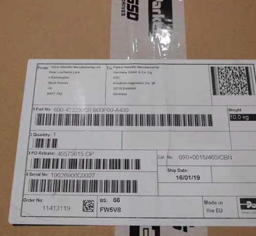 NEW PARKER 690-432230C0-B00P00-A400 AC Variable Frequency Drive - Picture 3 of 5