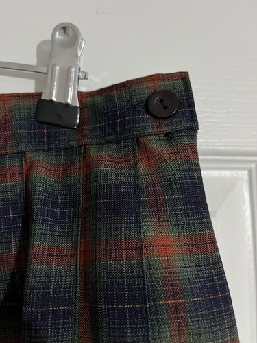 Jedburgh Kiltmakers Scotland Check Pleated Skirt Women’s Size 18 New Old Stock - Picture 3 of 8