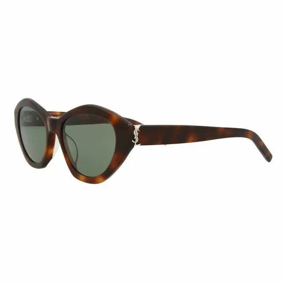 NIB Saint Laurent Sunglasses SLM60 Havana Green 54/19/140