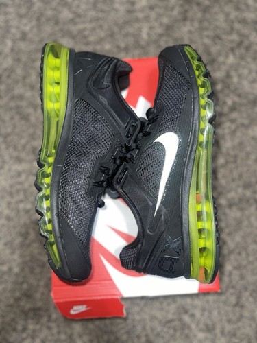 Nike Air Max 2013 Shoes Cyber Black Volt HF3660-001 Men's Size 11 NEW
