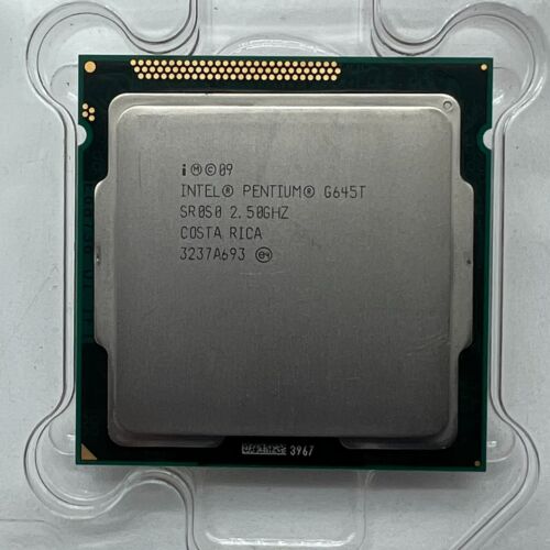 Intel Pentium G645T 2.50GHz Dual-Core CPU Processor SR0S0 LGA1155 Socket - Picture 1 of 2