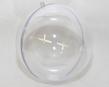 Sfera Apribile Da Sospensione Plastica Trasparente 16 Cm PZ 3