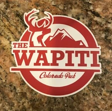 Beer Sticker - Wapiti Colorado Pub Loveland Craft Beer Brewery Ski Snowboard