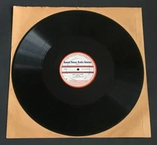 Rare Amos And Andy 16" Radio Show Transcription Disc Hattie McDaniel Gosden &