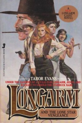 Partial Set Series - Lot of 9 Longarm Giant books by Tabor Evans #1-9
