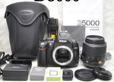 [Ecc+5] Nikon D5000 fotocamera digitale 18-55 mm f/3.5-5.6 55-200 mm obiettivo AF-S VR GIAPPONE