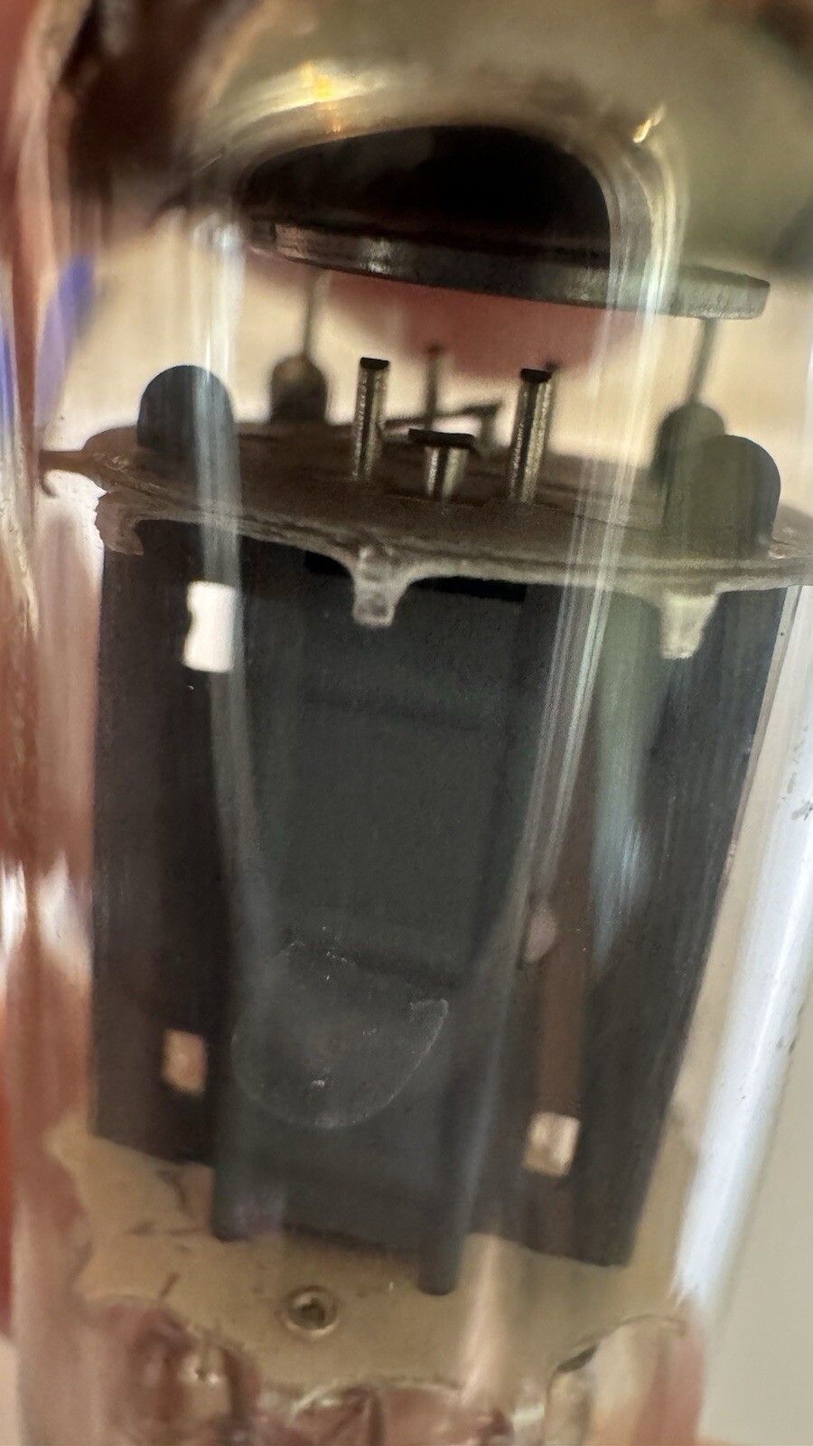 RARE NOS MITCHAM Mullard ECC82 12AU7 holy grail LONG Plates K61 dual Post Getter