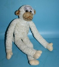 A Mart Monkey 13" Ivory Brown Gray Forehead Plush Stuffed Animal Amart Soft Toy