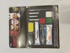 Family FX Makeup Kit Fun World Deluxe Halloween Zombie Horror Flesh Liquid Latex