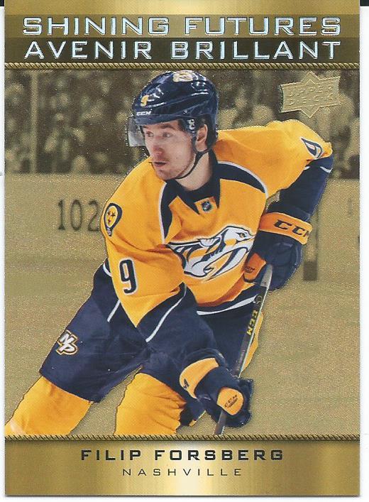 2015-16 Upper Deck Tim Hortons FILIP FORSBERG #SF-8 Shining