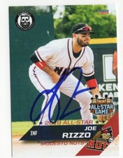 JOE RIZZO Signed Autographed 2019 California League All-Star Game Team Set Card