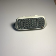 Microsoft Xbox 360 Chatpad White Original OEM Text Keyboard Attachment