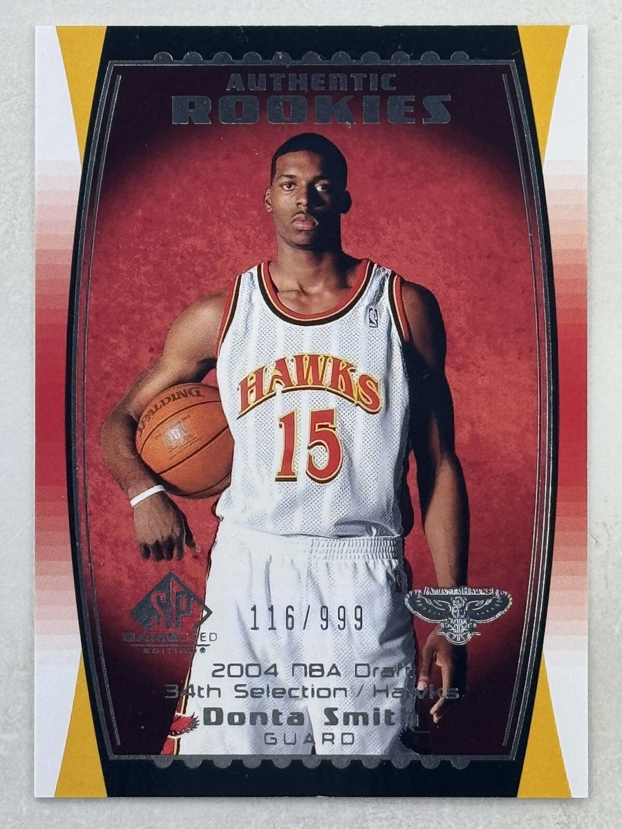 Donta Smith 2004-05 SP Game Used Authentic Rookie RC /999 #126 NBA