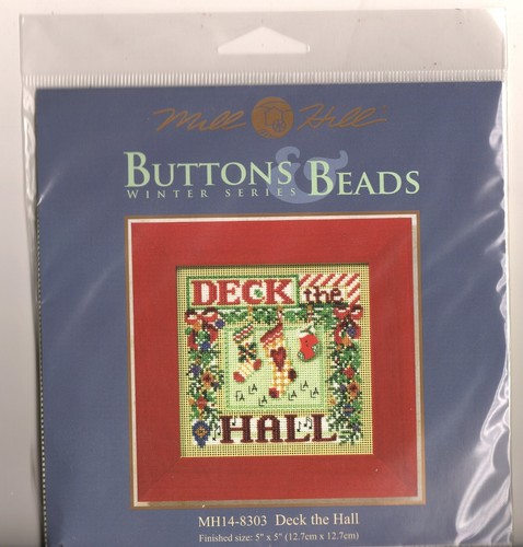 DECK THE HALL - Glass beads - Mill Hill - (MH14-8303/05)(3242) - Picture 2 of 3