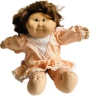 1989 CABBAGE PATCH KIDS Doll Auburn Cornsilk Hair HM #15  in Authentic CBK Dress