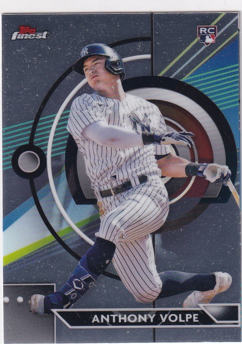 2023 Topps Finest #26 Anthony Volpe Rookie RC New York Yankees