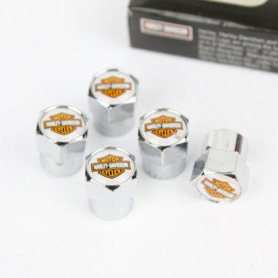Original Harley Davidson Classic HD Logo Valve Stem Caps Ventilkappen 5 St. NEU