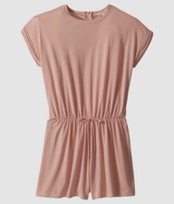  299 People's Project LA Girls' Pink Chance Short Sleeve Jersey Romper Size S