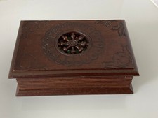 COFFRET à BIJOUX EN BOIS - Art populaire breton