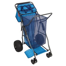 Tommy Bahama Wonder Wheeler Beach Cart, Folding, 100 lb. Weight Capacity, NEW