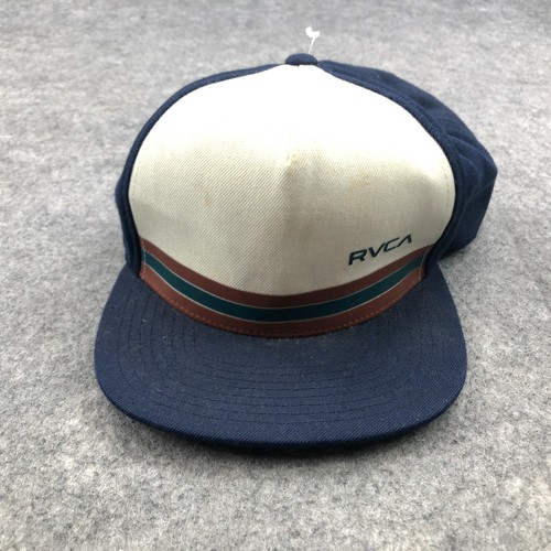 RVCA Hat Mens Blue Snapback Surfing 
