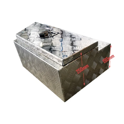 30" Aluminium Undertray Tool Box Ute Flat Underbody Toolbox Right Side - Picture 4 of 13