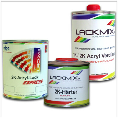 2K Acryl Einschicht Autolack (Seat) LB9A BLANCO CANDY. Glänzend. 