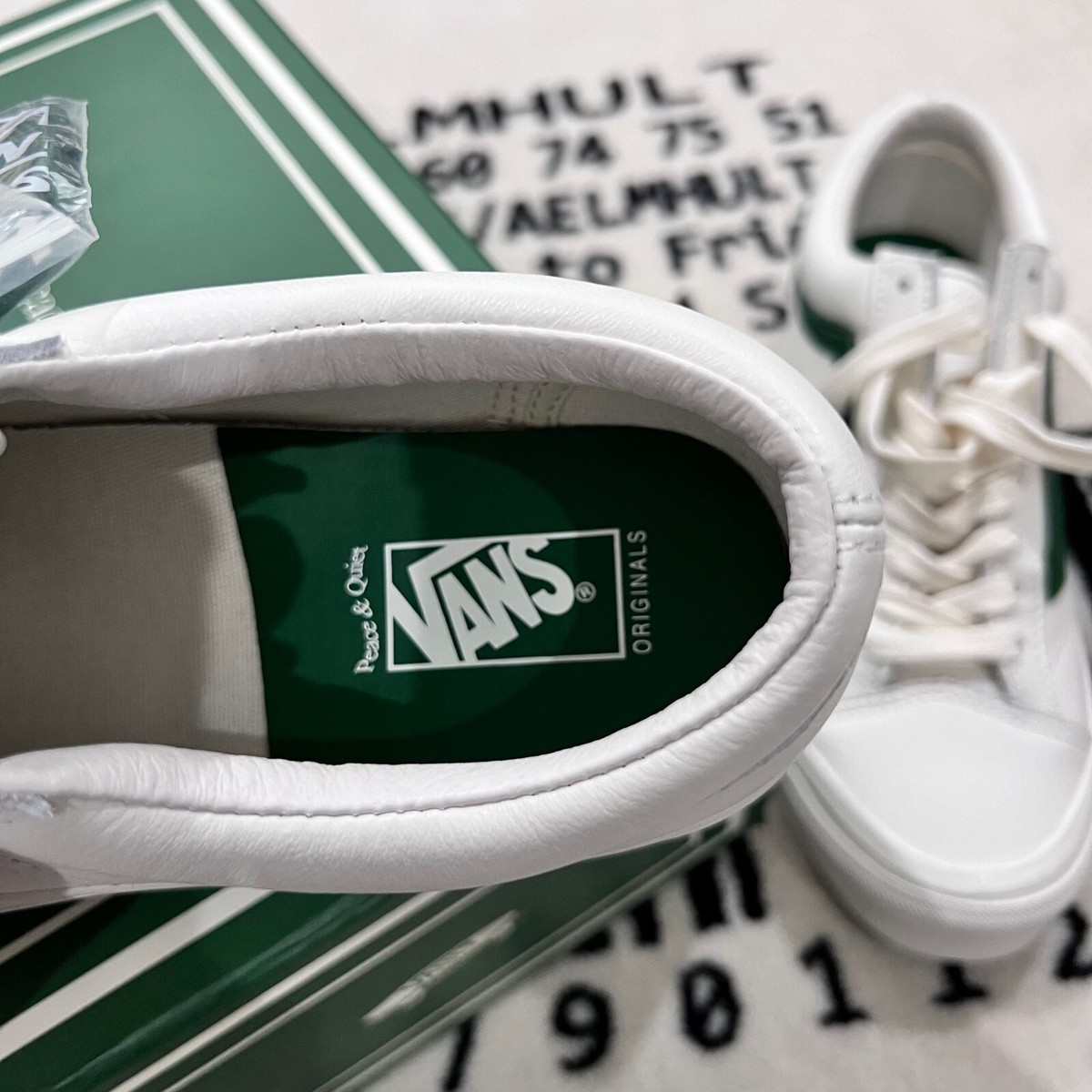 Vans X Museum of Peace and Quiet OG Style 36 LX 'White Green