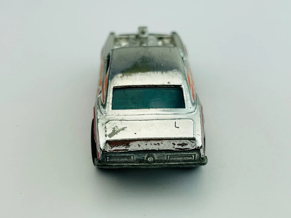 Hot Wheels Redline HEAVY CHEVY Red Orange Super Chromes Very Nice !!! - Image 4 of 4