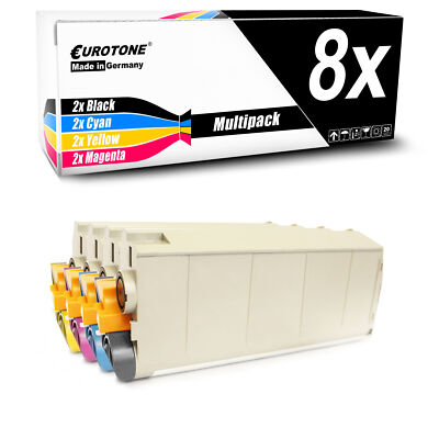8x Eurotone Patrone f�r OKI C-7350-DN C-7550-N C-7500-N C-7350-DTN C-7300-DXN
