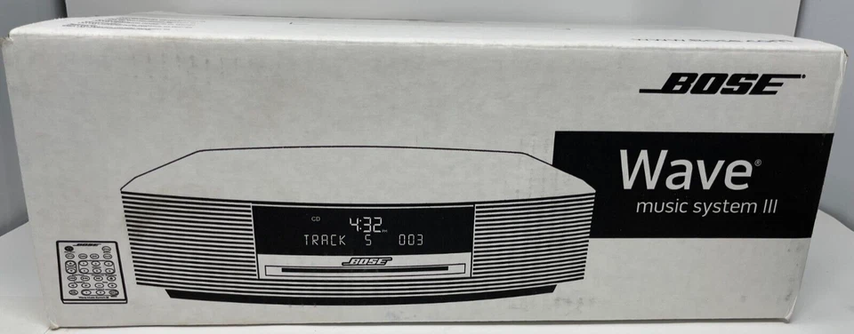 Bose Wave Music System III CD Player AM FM Radio - Limited Edition Midnight Blue - Image 4 of 4