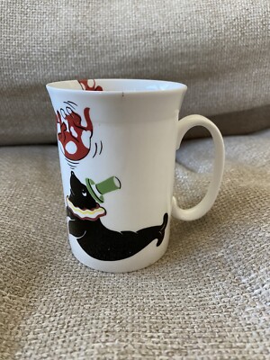 Roy Kirkham Heads & Tails Coffee Mug Fine Bone China Exclusive Design Dog Seal