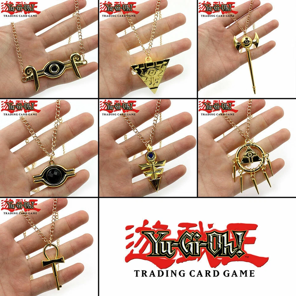 Yu Gi Oh Zinc Alloy Necklace Cosplay Metal Pendant Seven Artifact Jewelry Gift