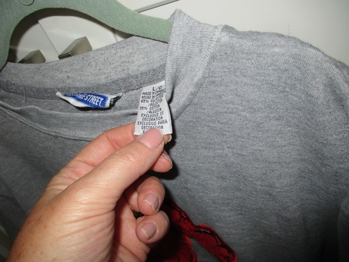 sudadera vintage elmo gris calle sésamo grande adulto - Imagen 3 de 4