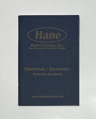 Hane Industrial Training Electronic Technical Courses Reference Handbook