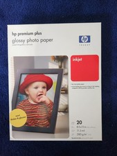 Two Sealed Boxes hp Premium Plus Glossy Photo Paper 8.5 x 11" 20 sheets 11.5 mil